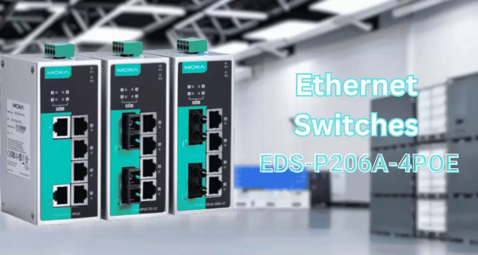 Moxa EDS-P206A-4POE: Solusi Konektivitas Jaringan Industri yang Handal