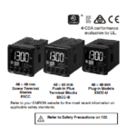 Omron E5CC Temperature Controller Digital DIN 48x48