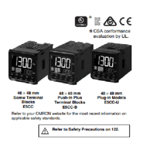 Digital Temperature Controller E5CC/E5CC-B/E5CC-U