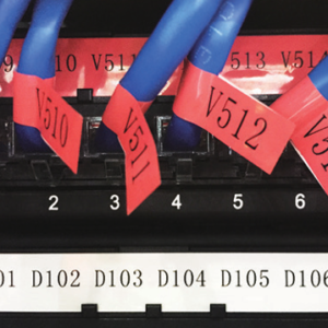 Material Printer MA0081-Color Black on Yellow-Size 12/24mm