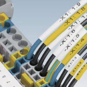 Material Printer  MZ0049-Color Black on White-Size Φ6.4mm