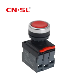 EPSLA6H-01D 1NC AC 220V Flush Momentary Red φ22mm