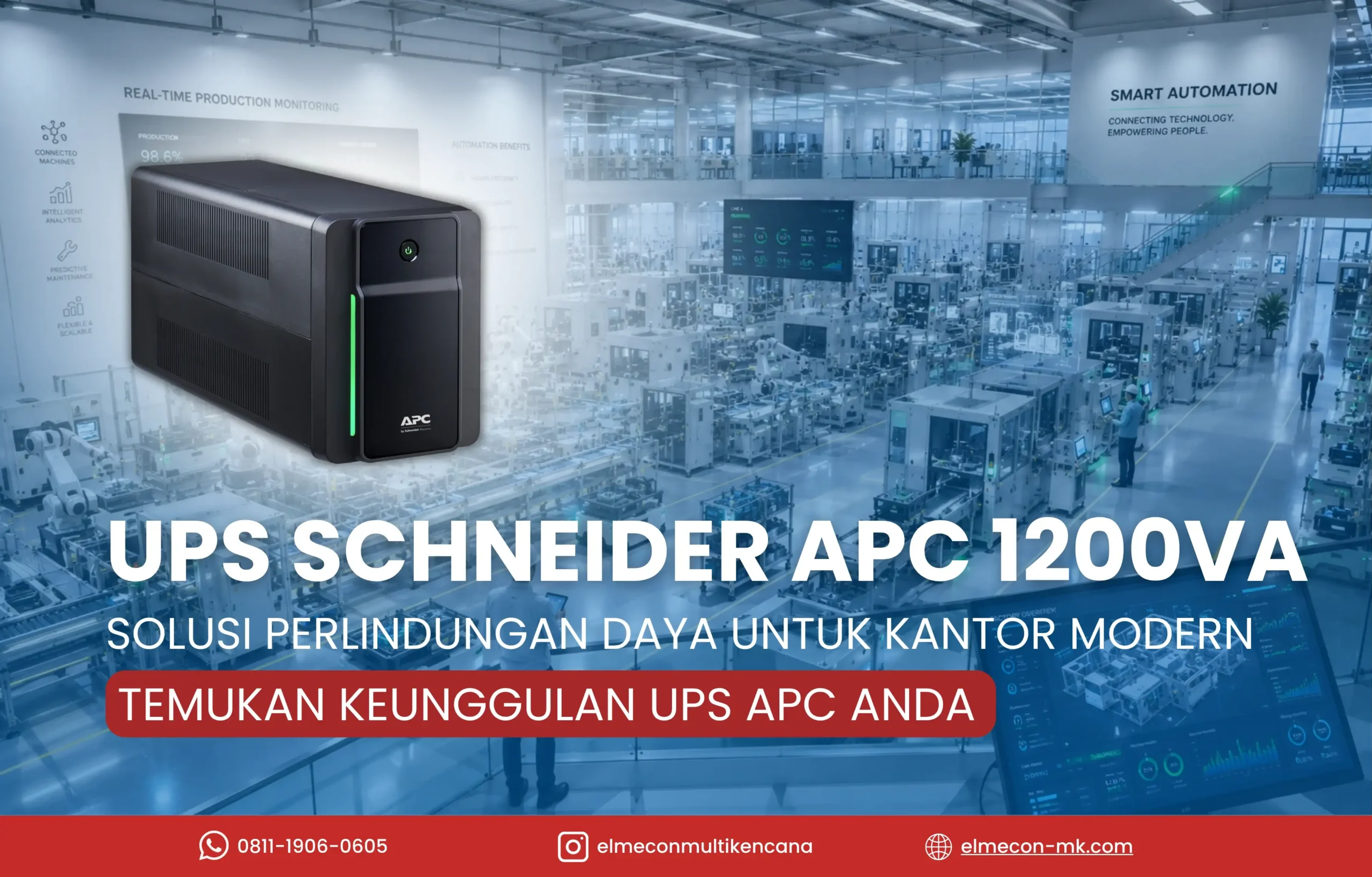 UPS SCHNEIDER APC 1200VA
